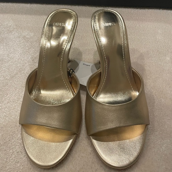 Mango gold sandals - Picture 2 of 4